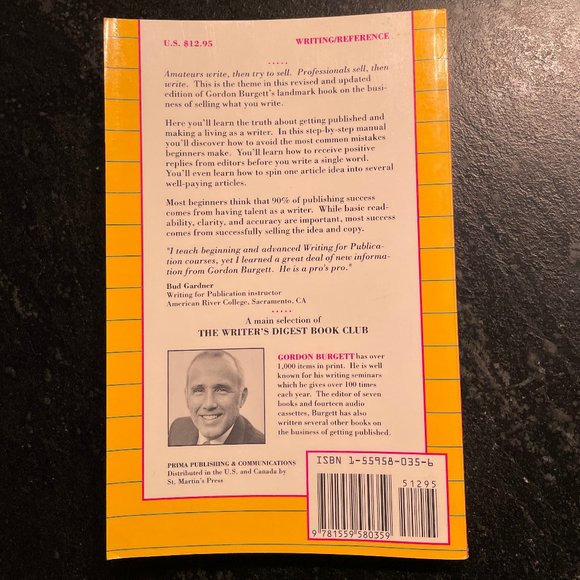 "How to Sell More Than 75% of Your Freelance Writing," by Gordon Burgett - Picture 2 of 4